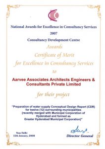 National Award for Excellence in Consultancy Services