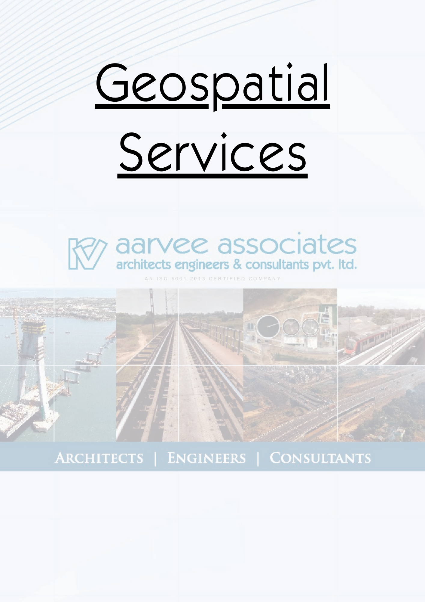 Aarvee Geospatial Services Brochure
